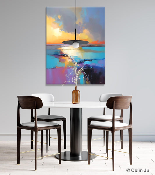 Original Modern Wall Art Painting, Canvas Painting for Living Room, Abstract Landscape Paintings, Oversized Contemporary Abstract Artwork