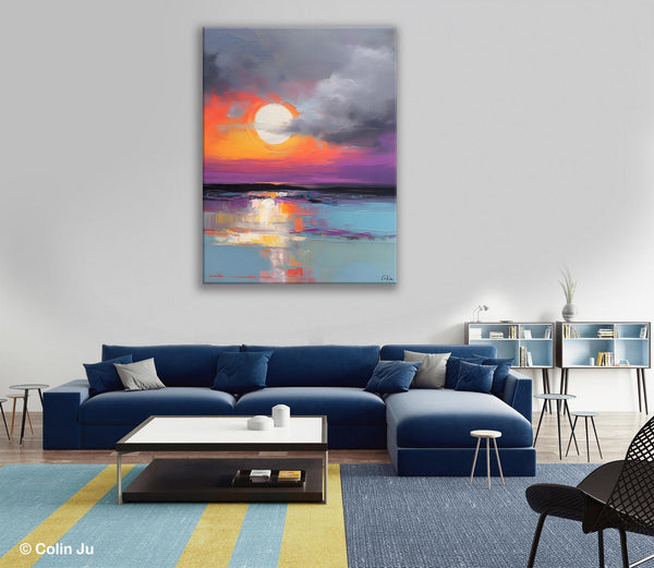 Contemporary Canvas Wall Art, Original Hand Painted Oil Paintings, Canvas Paintings Behind Sofa, Abstract Paintings for Bedroom, Buy Paintings Online-artworkcanvas