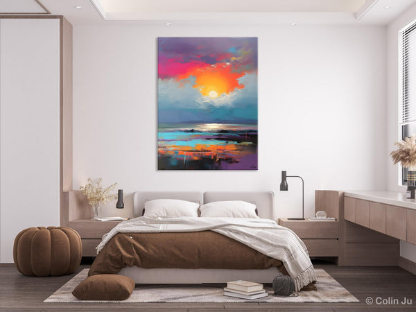 Original Hand Painted Oil Paintings, Canvas Paintings Behind Sofa, Contemporary Canvas Wall Art, Abstract Paintings for Bedroom, Buy Paintings Online-artworkcanvas