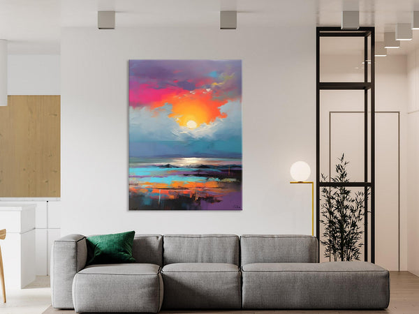 Original Hand Painted Oil Paintings, Canvas Paintings Behind Sofa, Contemporary Canvas Wall Art, Abstract Paintings for Bedroom, Buy Paintings Online-artworkcanvas