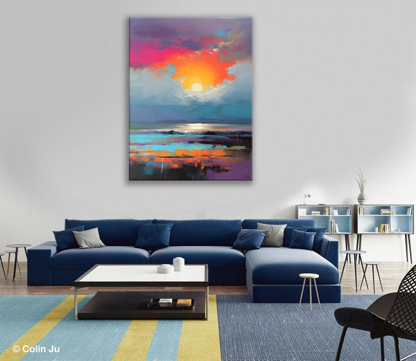 Original Hand Painted Oil Paintings, Canvas Paintings Behind Sofa, Contemporary Canvas Wall Art, Abstract Paintings for Bedroom, Buy Paintings Online