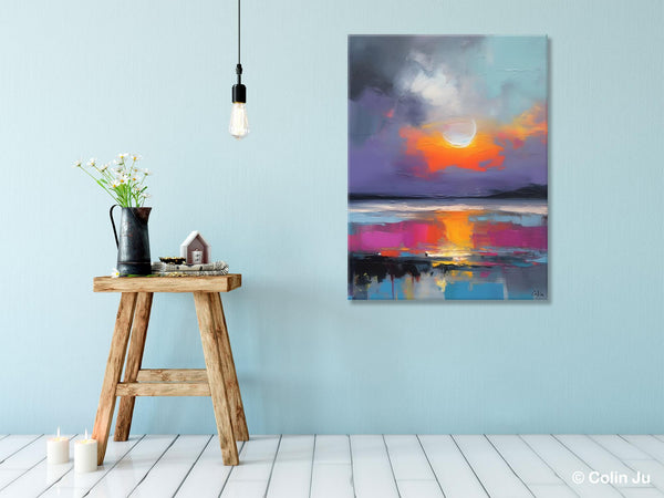 Contemporary Canvas Wall Art, Abstract Paintings for Bedroom, Original Hand Painted Oil Paintings, Canvas Paintings Behind Sofa, Buy Paintings Online-artworkcanvas