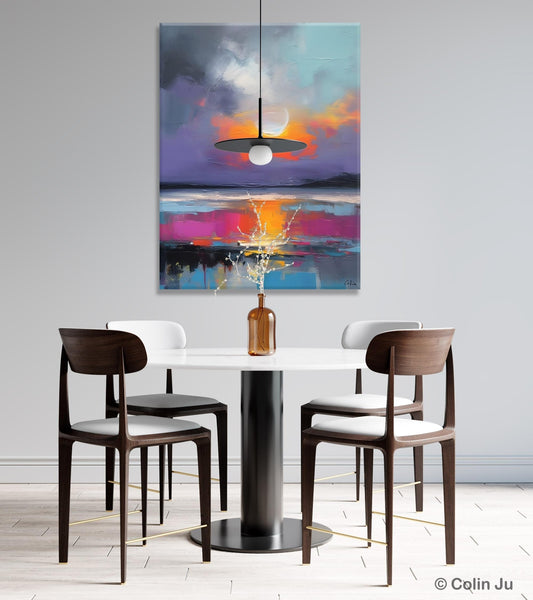Contemporary Canvas Wall Art, Abstract Paintings for Bedroom, Original Hand Painted Oil Paintings, Canvas Paintings Behind Sofa, Buy Paintings Online-artworkcanvas
