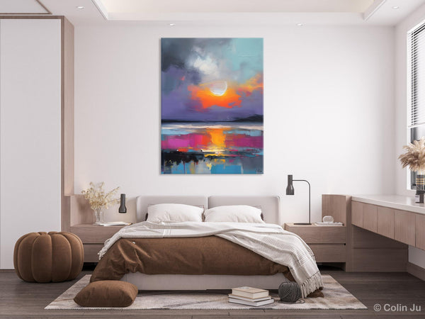 Contemporary Canvas Wall Art, Abstract Paintings for Bedroom, Original Hand Painted Oil Paintings, Canvas Paintings Behind Sofa, Buy Paintings Online-artworkcanvas