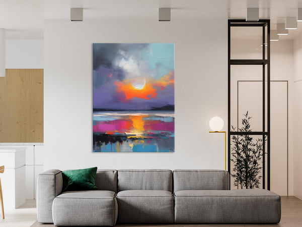 Contemporary Canvas Wall Art, Abstract Paintings for Bedroom, Original Hand Painted Oil Paintings, Canvas Paintings Behind Sofa, Buy Paintings Online-artworkcanvas