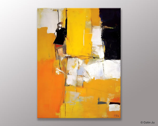 Oversized Canvas Wall Art Paintings, Contemporary Acrylic Painting on Canvas, Original Modern Artwork, Large Abstract Painting for Bedroom