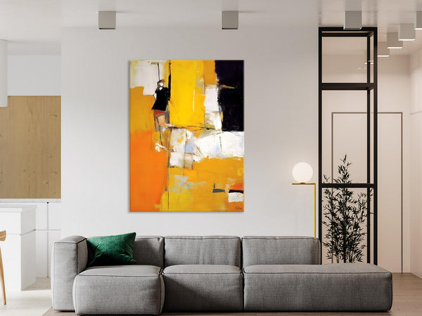 Oversized Canvas Wall Art Paintings, Contemporary Acrylic Painting on Canvas, Original Modern Artwork, Large Abstract Painting for Bedroom