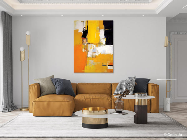 Oversized Canvas Wall Art Paintings, Contemporary Acrylic Painting on Canvas, Original Modern Artwork, Large Abstract Painting for Bedroom-artworkcanvas