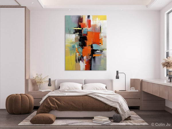 Abstract Canvas Painting, Modern Paintings for Living Room, Huge Painting for Sale, Original Hand Painted Wall Art