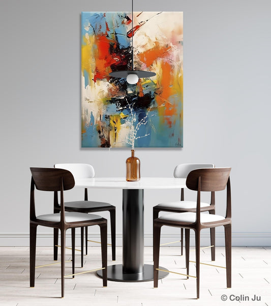 Hand Painted Acrylic Painting, Modern Contemporary Artwork, Original Wall Art Painting for Living Room, Acrylic Paintings for Dining Room