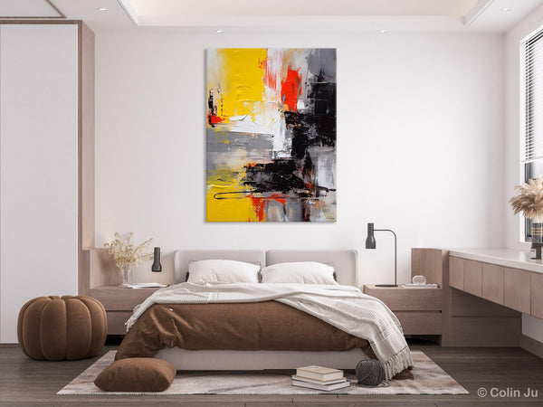 Original Abstract Art, Contemporary Acrylic Painting, Hand Painted Canvas Art, Modern Wall Art Ideas for Dining Room, Large Canvas Paintings