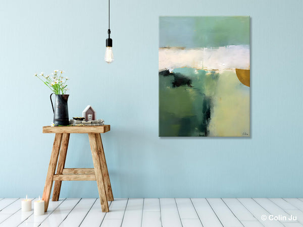 Abstract Painting on Canvas, Simple Modern Art, Contemporary Acrylic Paintings, Extra Large Canvas Painting for Bedroom, Original Abstract Wall Art for Sale-artworkcanvas
