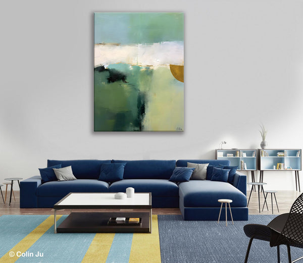 Abstract Painting on Canvas, Simple Modern Art, Contemporary Acrylic Paintings, Extra Large Canvas Painting for Bedroom, Original Abstract Wall Art for Sale-artworkcanvas