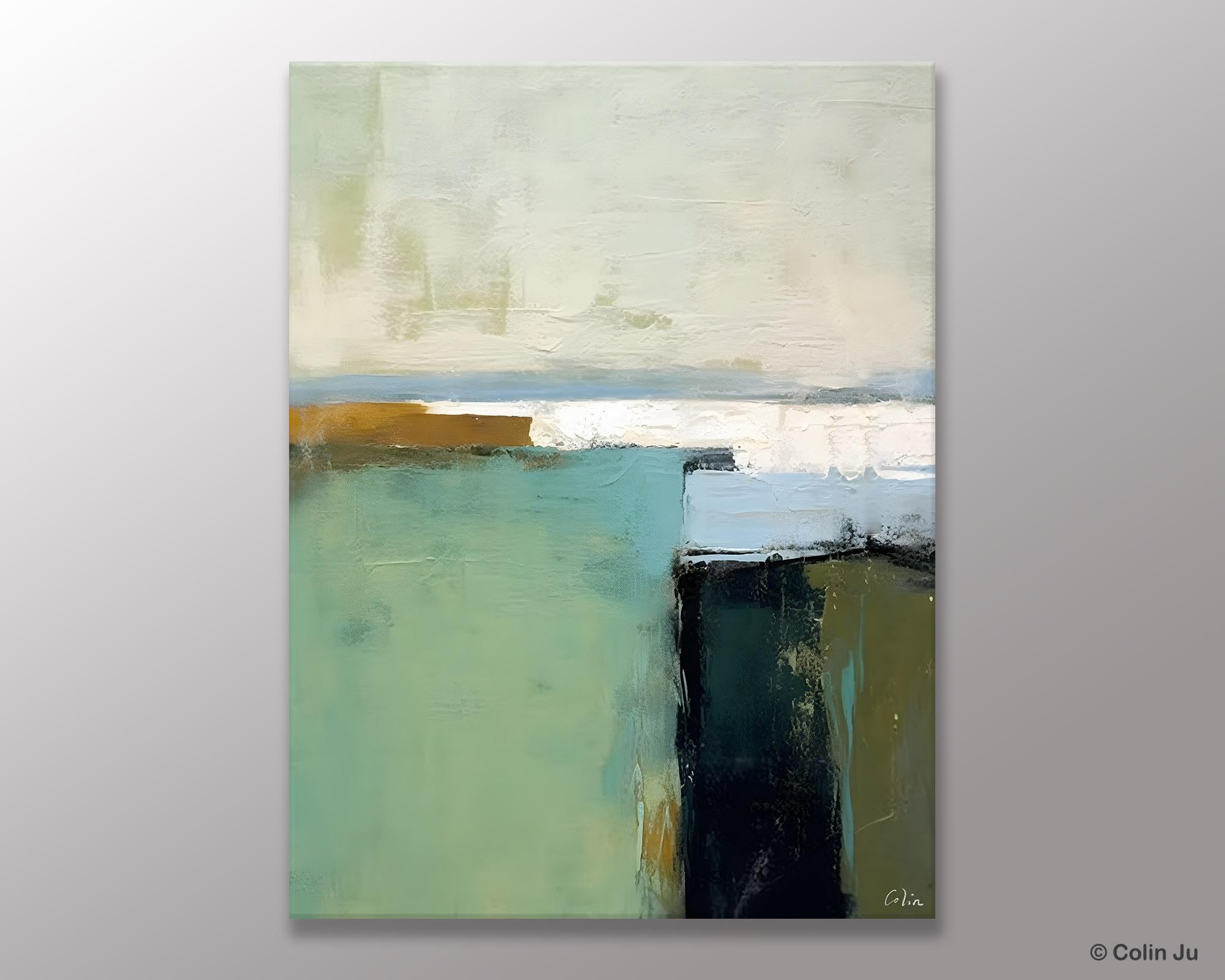 Extra Large Abstract Canvas Art For Bedroom, Original Hand Painted Acrylic Painting, Modern Wall Art Decor