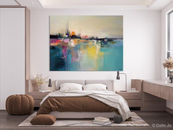 Acrylic Painting on Canvas, Original Landscape Paintings, Landscape Canvas Paintings for Living Room, Extra Large Modern Wall Art Paintings-artworkcanvas
