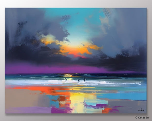 Large Landscape Canvas Paintings, Buy Art Online, Living Room Abstract Paintings, Original Landscape Abstract Painting, Simple Wall Art Ideas-artworkcanvas