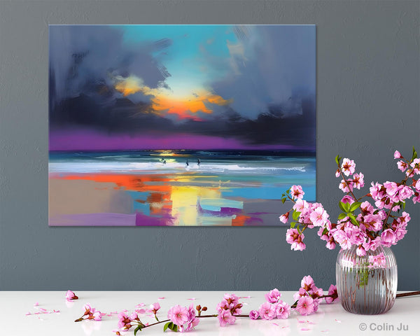 Large Landscape Canvas Paintings, Buy Art Online, Living Room Abstract Paintings, Original Landscape Abstract Painting, Simple Wall Art Ideas-artworkcanvas