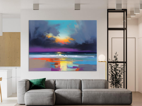 Large Landscape Canvas Paintings, Buy Art Online, Living Room Abstract Paintings, Original Landscape Abstract Painting, Simple Wall Art Ideas