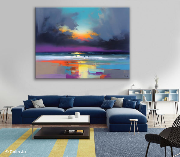 Large Landscape Canvas Paintings, Buy Art Online, Living Room Abstract Paintings, Original Landscape Abstract Painting, Simple Wall Art Ideas