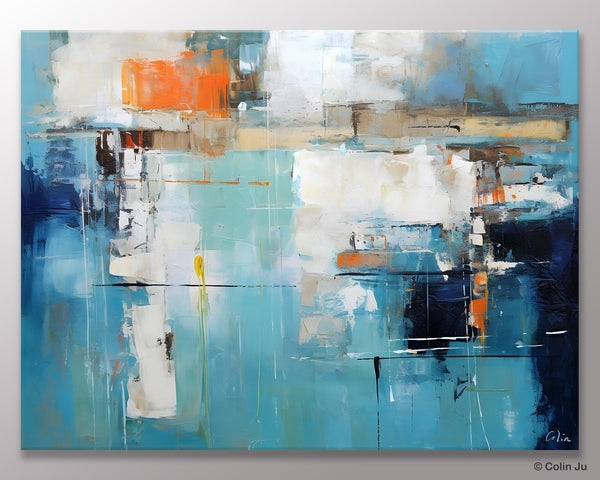 Original Modern Wall Paintings, Contemporary Canvas Art, Heavy Texture Canavas Art, Abstract Painting for Bedroom, Modern Acrylic Artwork