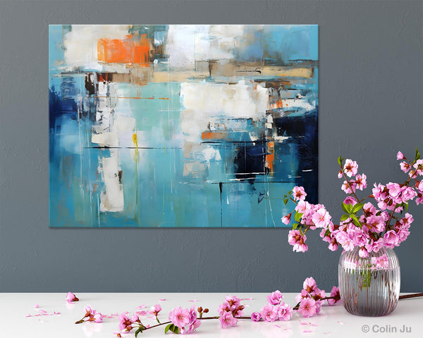 Original Modern Wall Paintings, Contemporary Canvas Art, Heavy Texture Canavas Art, Abstract Painting for Bedroom, Modern Acrylic Artwork-artworkcanvas