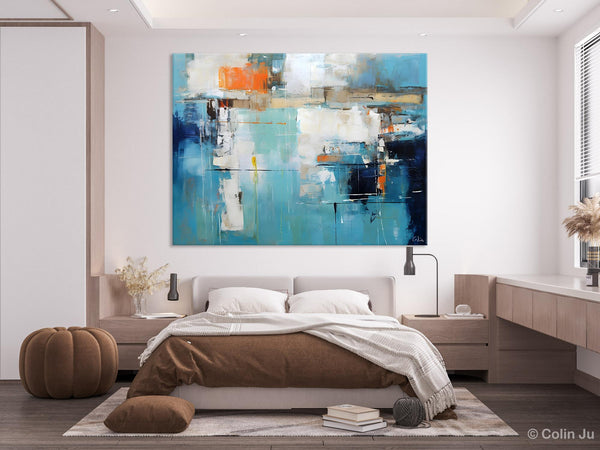 Original Modern Wall Paintings, Contemporary Canvas Art, Heavy Texture Canavas Art, Abstract Painting for Bedroom, Modern Acrylic Artwork