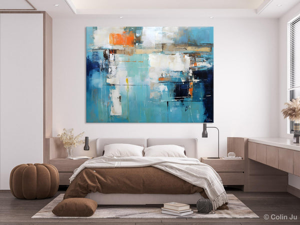 Original Modern Wall Paintings, Contemporary Canvas Art, Heavy Texture Canavas Art, Abstract Painting for Bedroom, Modern Acrylic Artwork-artworkcanvas