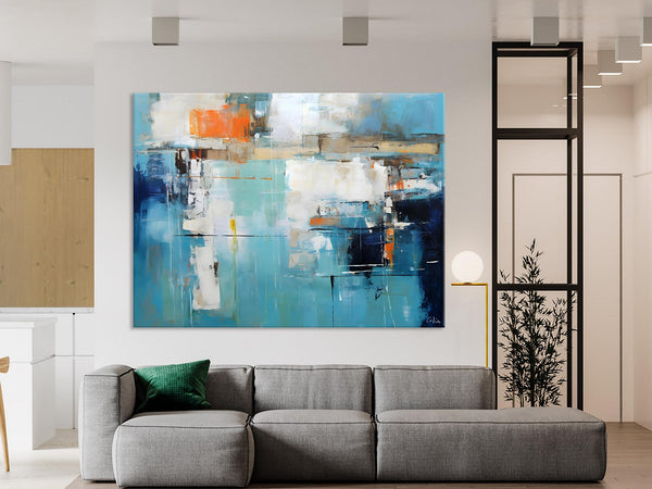 Original Modern Wall Paintings, Contemporary Canvas Art, Heavy Texture Canavas Art, Abstract Painting for Bedroom, Modern Acrylic Artwork-artworkcanvas