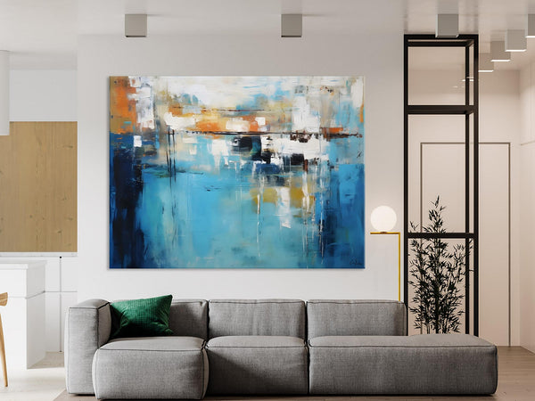 Contemporary Canvas Art, Heavy Texture Canavas Art, Original Modern Wall Paintings, Abstract Painting for Bedroom, Modern Acrylic Artwork-artworkcanvas