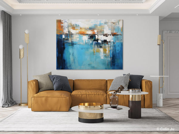 Contemporary Canvas Art, Heavy Texture Canavas Art, Original Modern Wall Paintings, Abstract Painting for Bedroom, Modern Acrylic Artwork-artworkcanvas