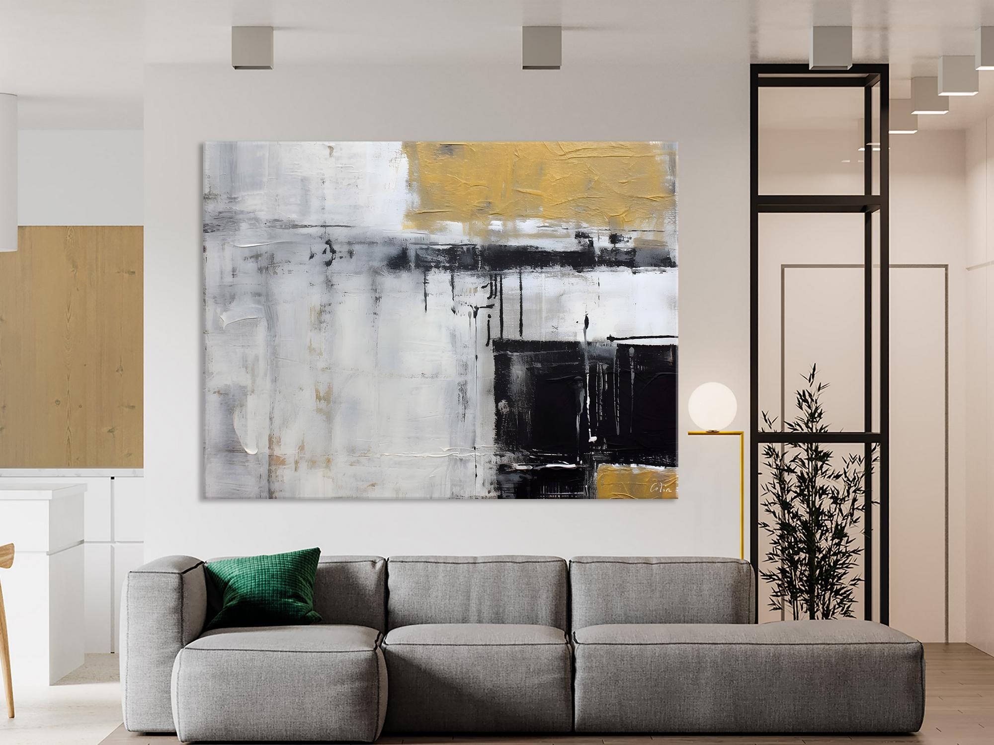 Oversized Paintings on Canvas, Large Original Abstract Wall Art, Simple Modern Art, Contemporary Acrylic Paintings, Large Canvas Paintings for Bedroom-artworkcanvas