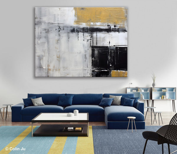 Oversized Paintings on Canvas, Large Original Abstract Wall Art, Simple Modern Art, Contemporary Acrylic Paintings, Large Canvas Paintings for Bedroom-artworkcanvas