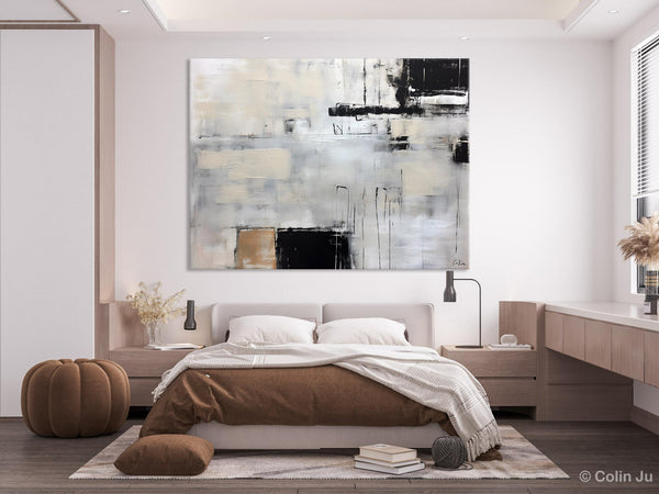 Large Original Abstract Wall Art, Simple Modern Art, Contemporary Acrylic Paintings, Oversized Paintings on Canvas, Large Canvas Paintings for Living Room-artworkcanvas