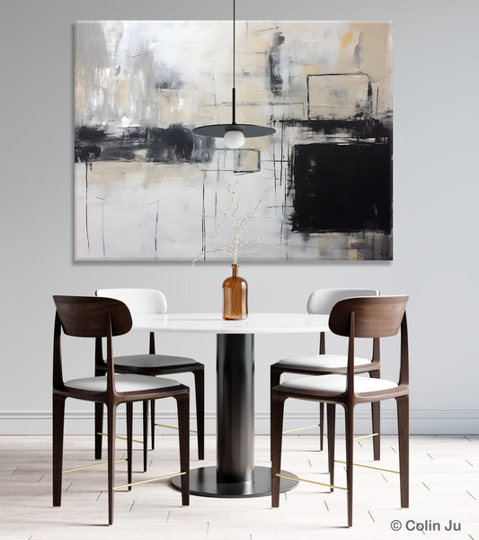 Large Wall Art Paintings, Simple Canvas Art, Simple Abstract Paintings, Contemporary Painting on Canvas, Original Canvas Wall Art for sale-artworkcanvas