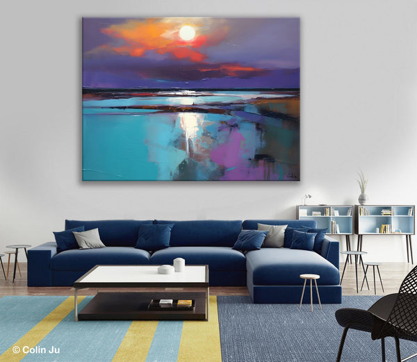 Original Landscape Abstract Painting, Simple Wall Art Ideas, Living Room Abstract Paintings, Large Landscape Canvas Paintings, Buy Art Online