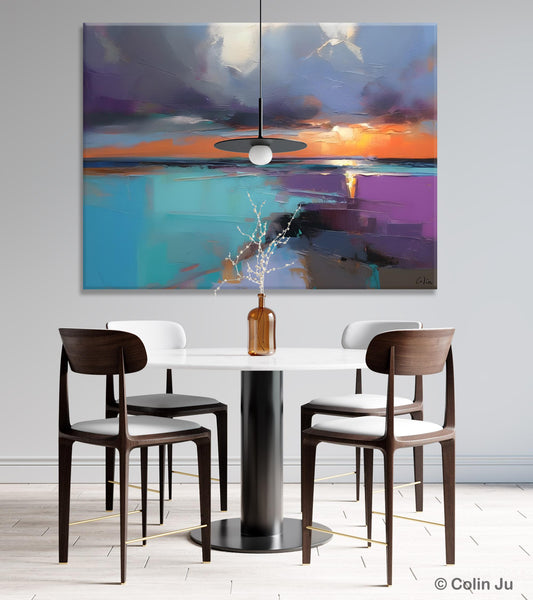 Living Room Abstract Paintings, Original Landscape Abstract Painting, Simple Wall Art Ideas, Extra Large Landscape Canvas Paintings, Buy Art Online