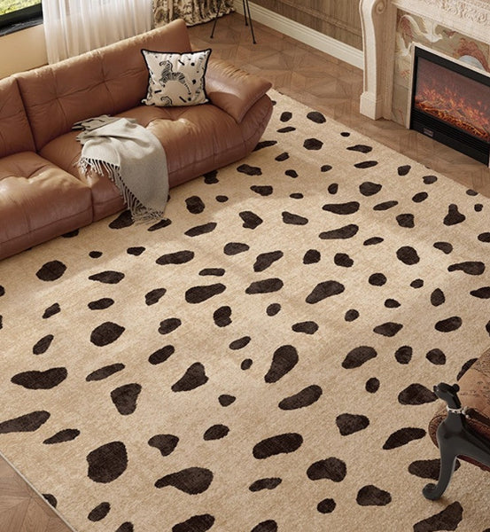 Modern Rugs under Dining Room Table, Contemporary Abstract Rugs Next to Bed, Geometric Modern Carpets for Office, Large Modern Rugs for Living Room-artworkcanvas