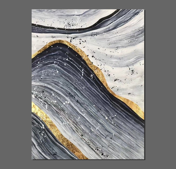 Abstract Canvas Painting, Extra Large Abstract Artwork, Modern Paintings for Dining Room, Hand Painted Wall Painting-artworkcanvas
