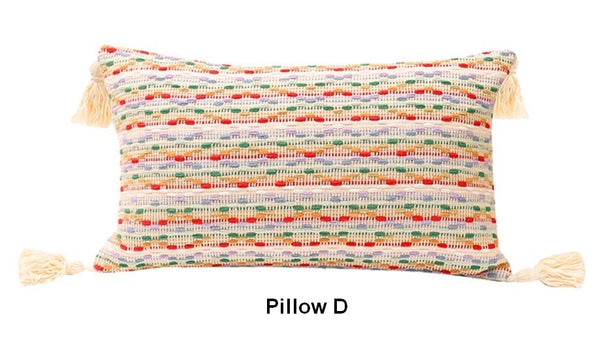 Colorful Modern Sofa Pillows Covers, Modern Sofa Cushion, Decorative Modern Pillows for Couch, Decorative Pillows for Living Room-artworkcanvas