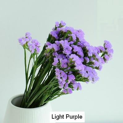 Dried Statices Flower, Dried Flowers, Flower Bunches, Dried Floral-artworkcanvas