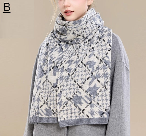 Holiday Scarf, Winter Wool Scarf, Warm Winter Scarf, Soft Cashmere Scarf for Women, Elegant Wool Scarves, Christmas Gifts for Her, Cold Weather Scarf, Fashion Scarf