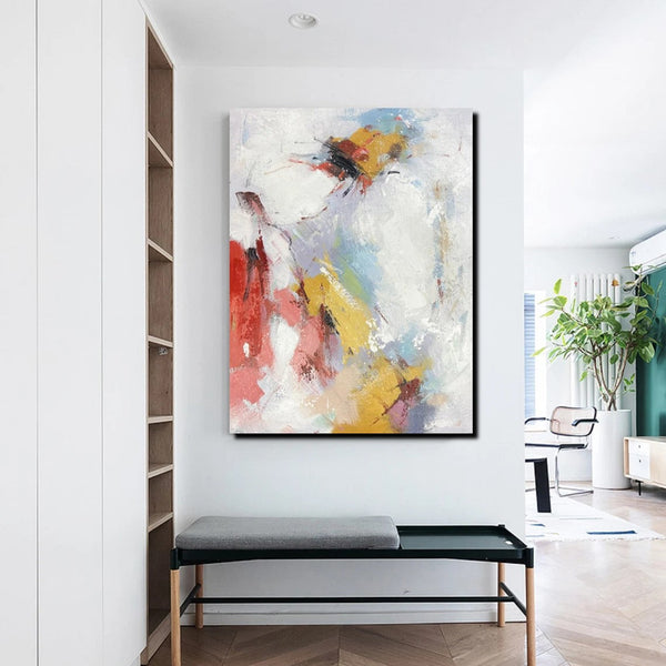 Dining Room Wall Art Ideas, Abstract Modern Painting, Acrylic Canvas Paintings, Simple Wall Art Paintings, Contemporary Painting-artworkcanvas