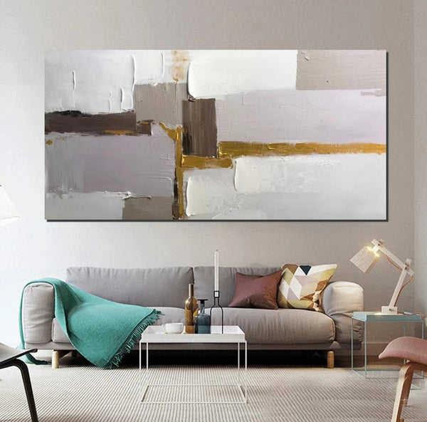 Abstract Wall Art Paintings, Large Acrylic Paintings on Canvas, Hand Painted Wall Art Paintings, Modern Art Paintings for Dining Room, Contemporary Canvas Artwork-artworkcanvas
