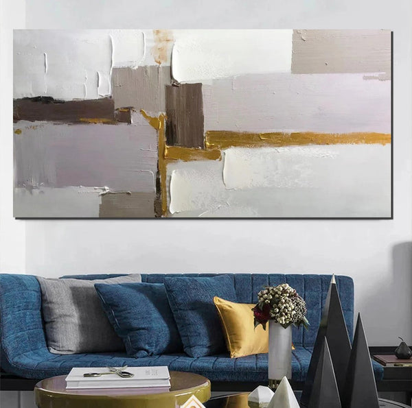 Abstract Wall Art Paintings, Large Acrylic Paintings on Canvas, Hand Painted Wall Art Paintings, Modern Art Paintings for Dining Room, Contemporary Canvas Artwork-artworkcanvas