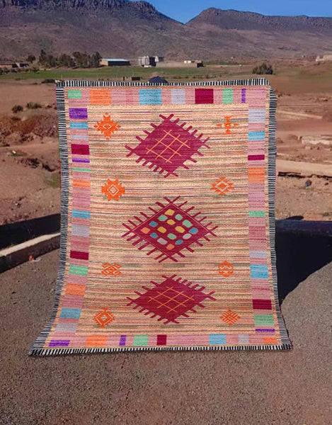 Vintage Persian Rugs, Bedroom Morocco Rugs, Vintage Rugs for Dining Room, Extra Large Traditional Colorful Moroccan Rug, Oversized Area Rugs for Living Room-artworkcanvas