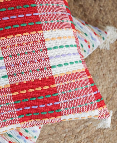 Colorful Modern Sofa Pillows Covers, Modern Sofa Cushion, Decorative Modern Pillows for Couch, Decorative Pillows for Living Room-artworkcanvas