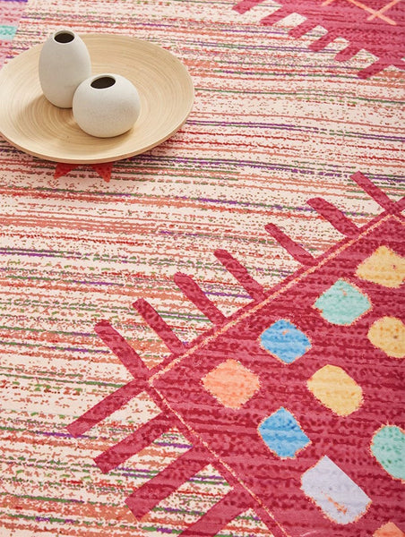 Vintage Persian Rugs, Bedroom Morocco Rugs, Vintage Rugs for Dining Room, Extra Large Traditional Colorful Moroccan Rug, Oversized Area Rugs for Living Room-artworkcanvas