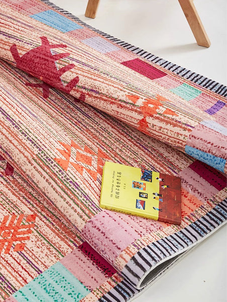 Vintage Persian Rugs, Bedroom Morocco Rugs, Vintage Rugs for Dining Room, Extra Large Traditional Colorful Moroccan Rug, Oversized Area Rugs for Living Room-artworkcanvas