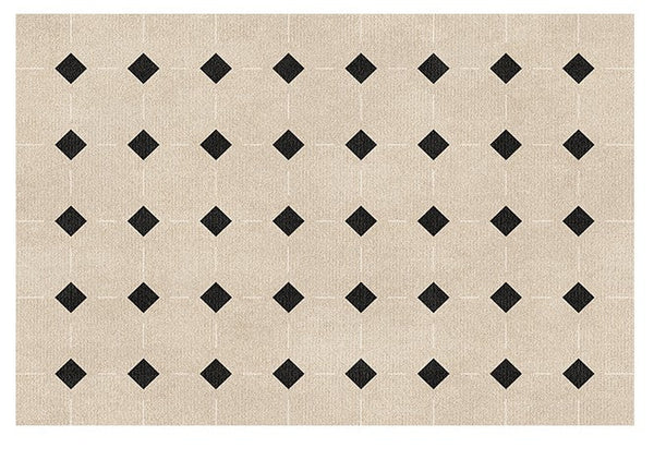 Bedroom Modern Rugs, Large Modern Rugs for Living Room, Dining Room Geometric Soft Rugs, Contemporary Modern Rugs for Office-artworkcanvas