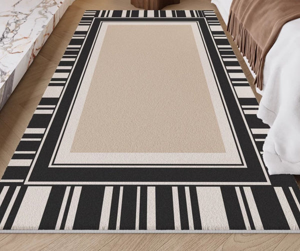 Modern Rugs for Living Room, Simple Contemporary Modern Rugs, Abstract Contemporary Rugs Next to Bed, Modern Rugs for Dining Room-artworkcanvas